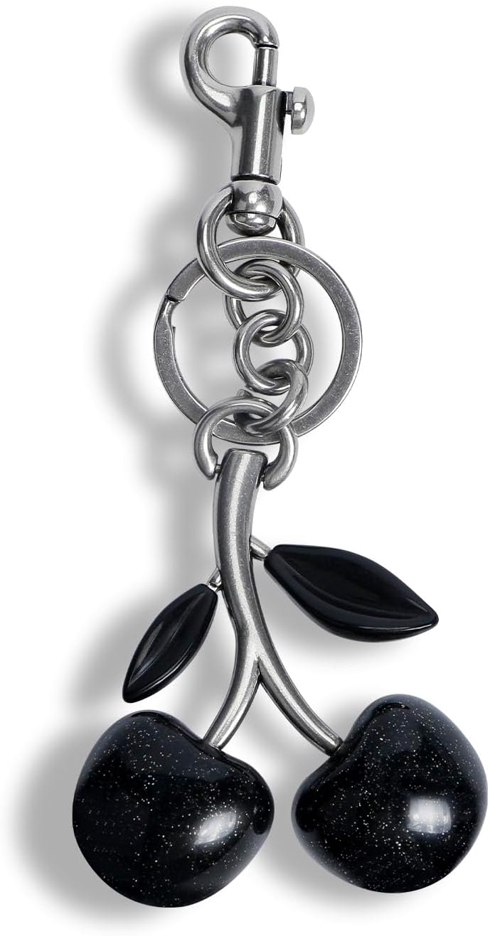 FASTFAIRY Keychain Cherry Bag Charms Purse: Key Chains Women Cute - Car keyrings leather handbags - Valentines Day Gifts - Image 4